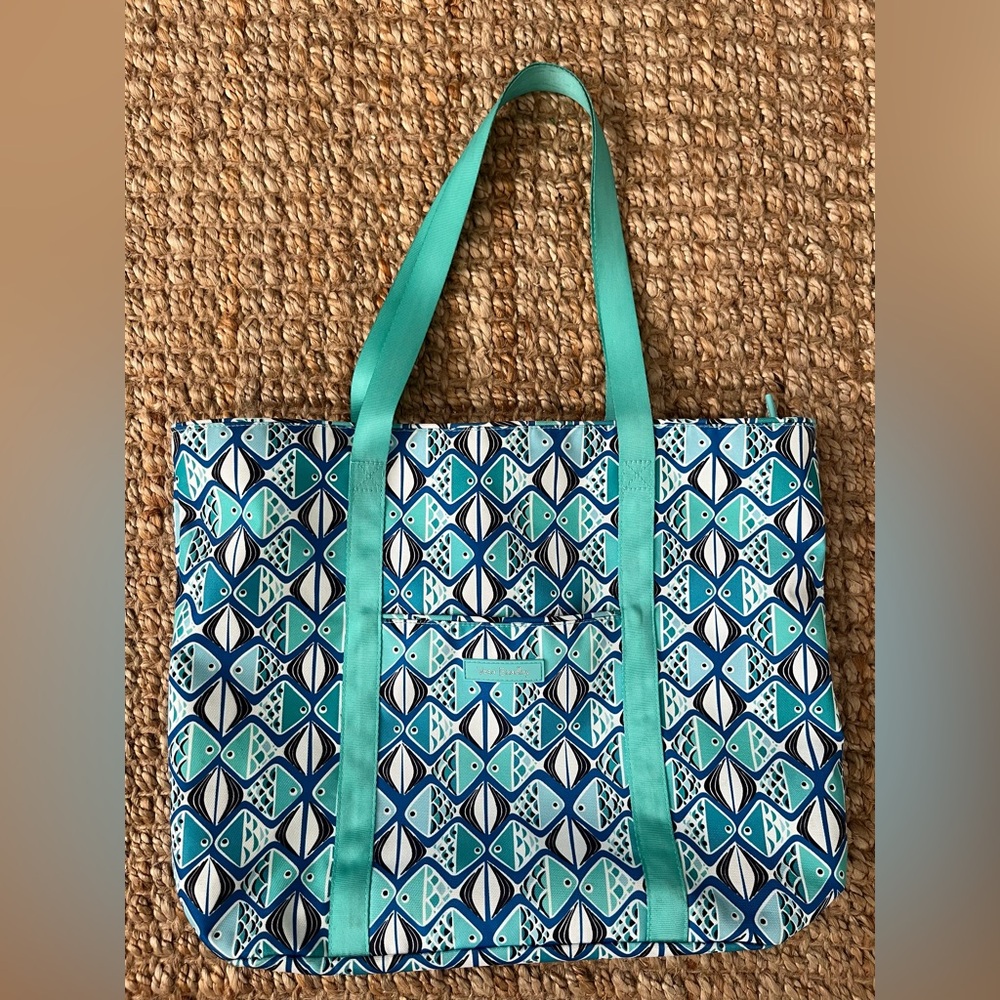 Vera Bradley Go Fish Blue Bag